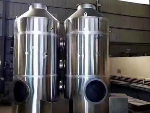 不銹鋼噴淋塔-氣旋混流廢氣凈化塔滄州藍鴻機械